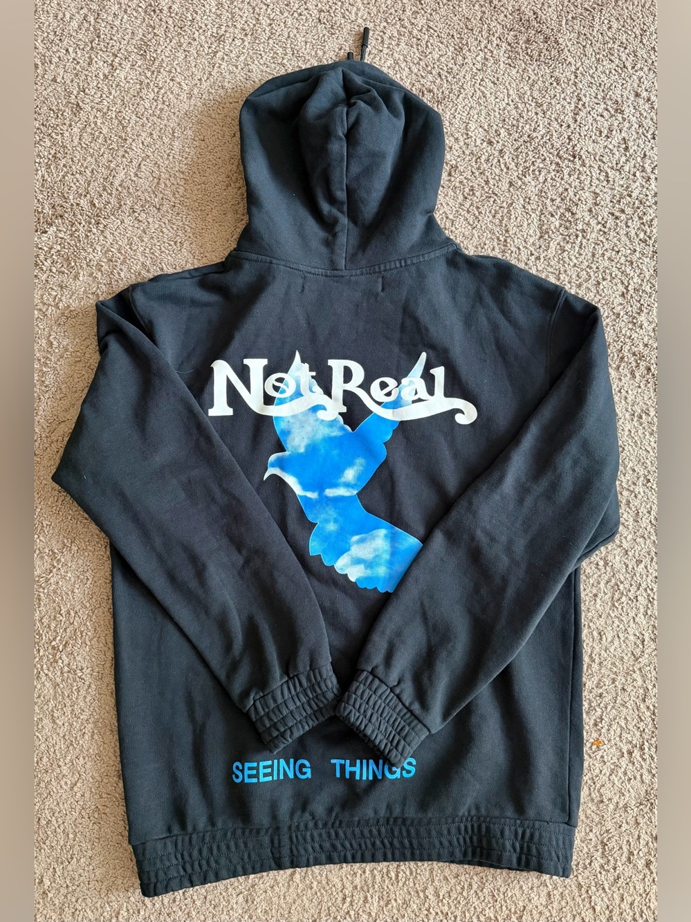 Off white not real Hoodie